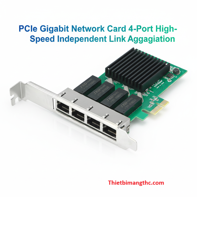 PCI e sang 4 cổng Lan